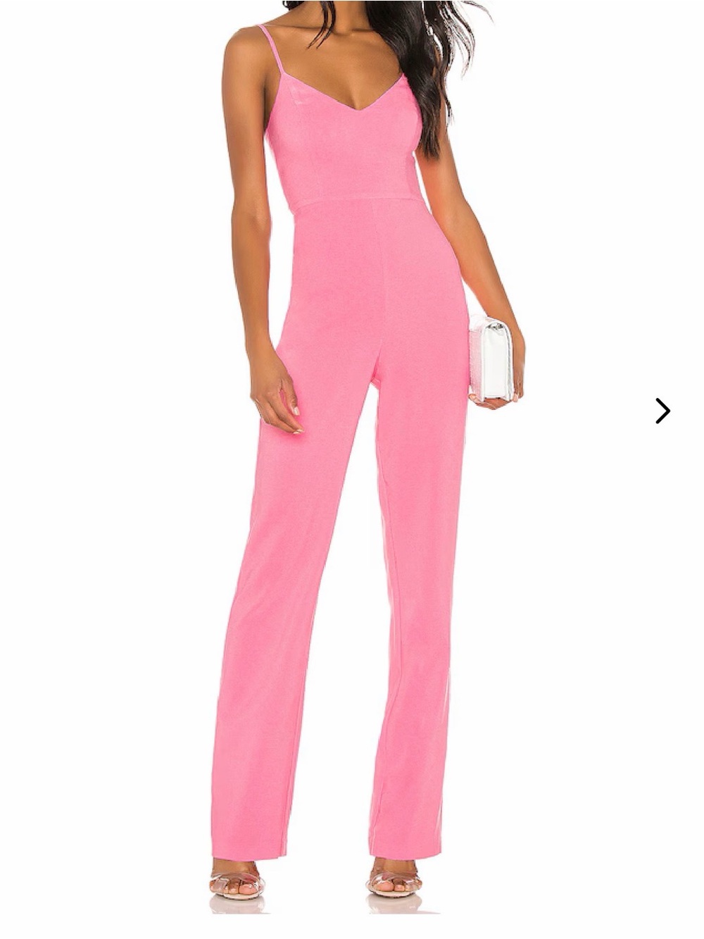 NWT & Defect Lovers + Friends Jumpsuit Wide Leg Jumpsuit in Pink size Medium